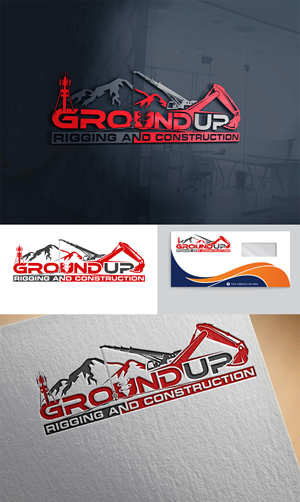 Logo Design by Imran_me for Ground up rigging and construction  | Design: #31150306
