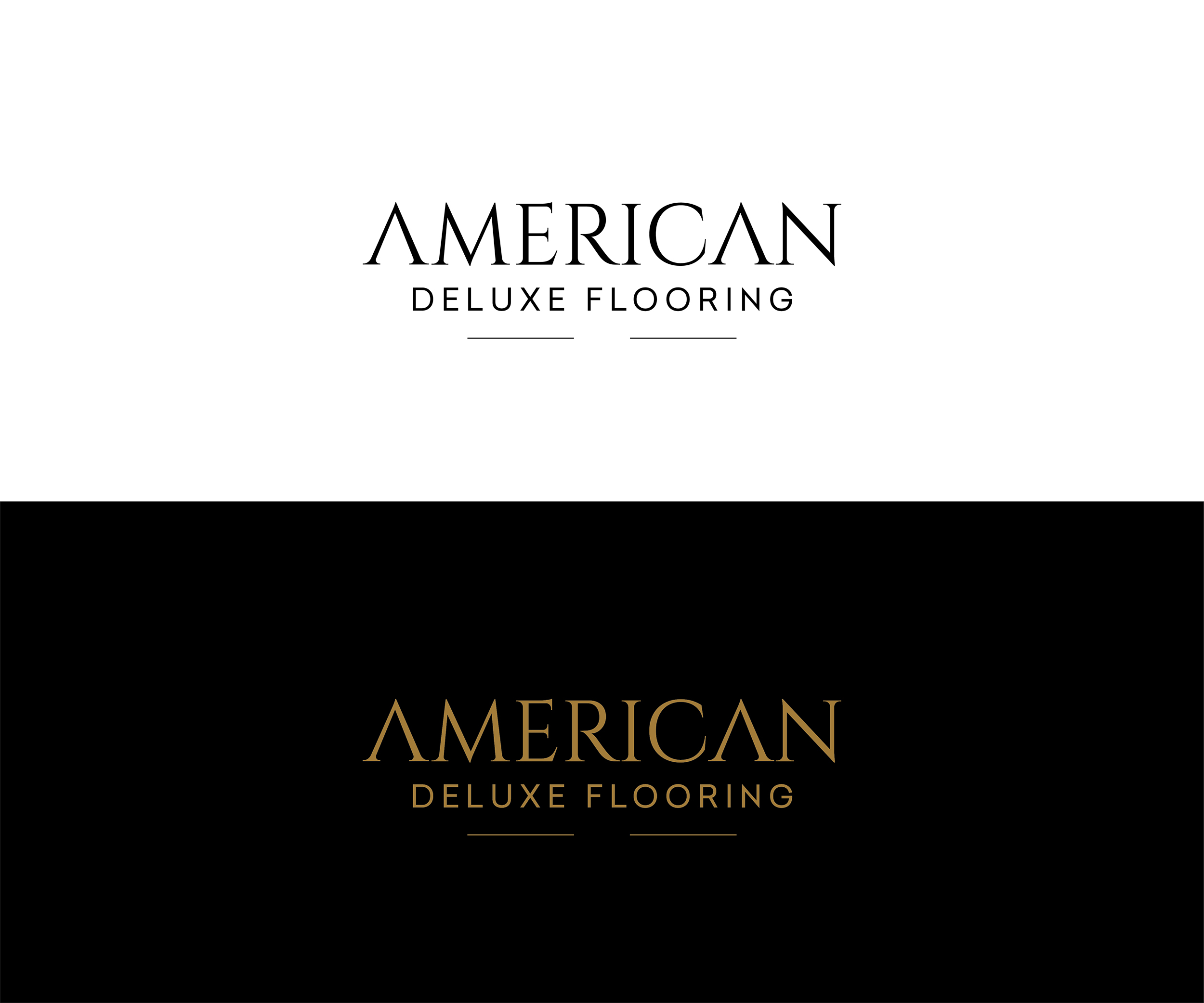 Logo Design by Rush Advertising for American Deluxe Flooring LLC | Design #31125527