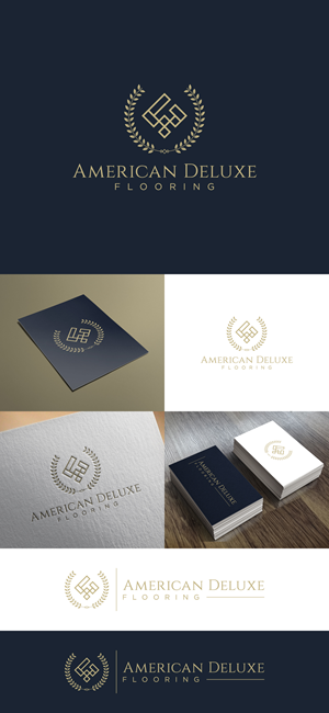 Logo-Design von NineOwl für American Deluxe Flooring LLC | Design: #31119261
