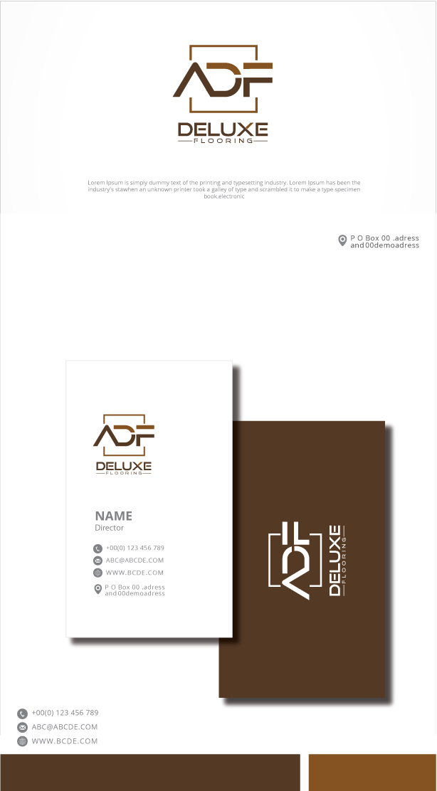 Logo-Design von zebronicgraphic für American Deluxe Flooring LLC | Design #31120932