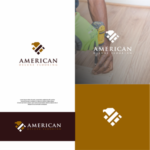 Logo-Design von DesignFirst für American Deluxe Flooring LLC | Design: #31124449