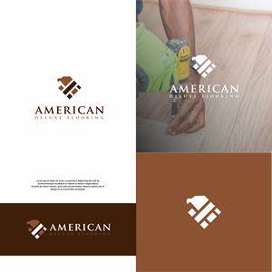 Logo-Design von DesignFirst für American Deluxe Flooring LLC | Design: #31124450