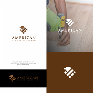 Logo-Design von DesignFirst für American Deluxe Flooring LLC | Design: #31124451