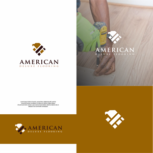 Logo-Design von DesignFirst für American Deluxe Flooring LLC | Design: #31124546