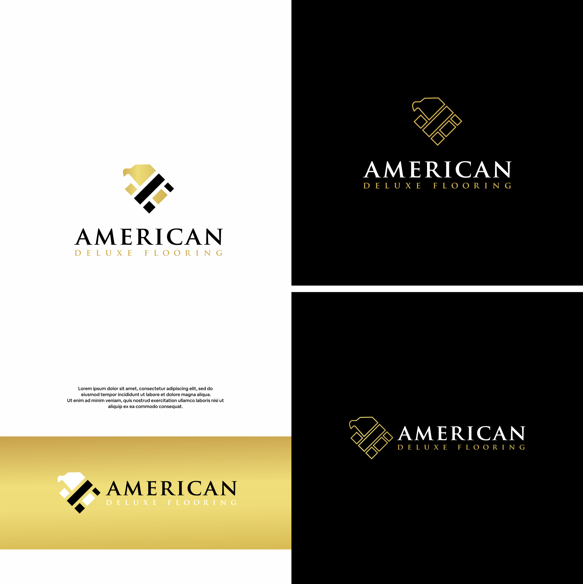 Design de Logo par DesignFirst pour American Deluxe Flooring LLC | Design #31125125
