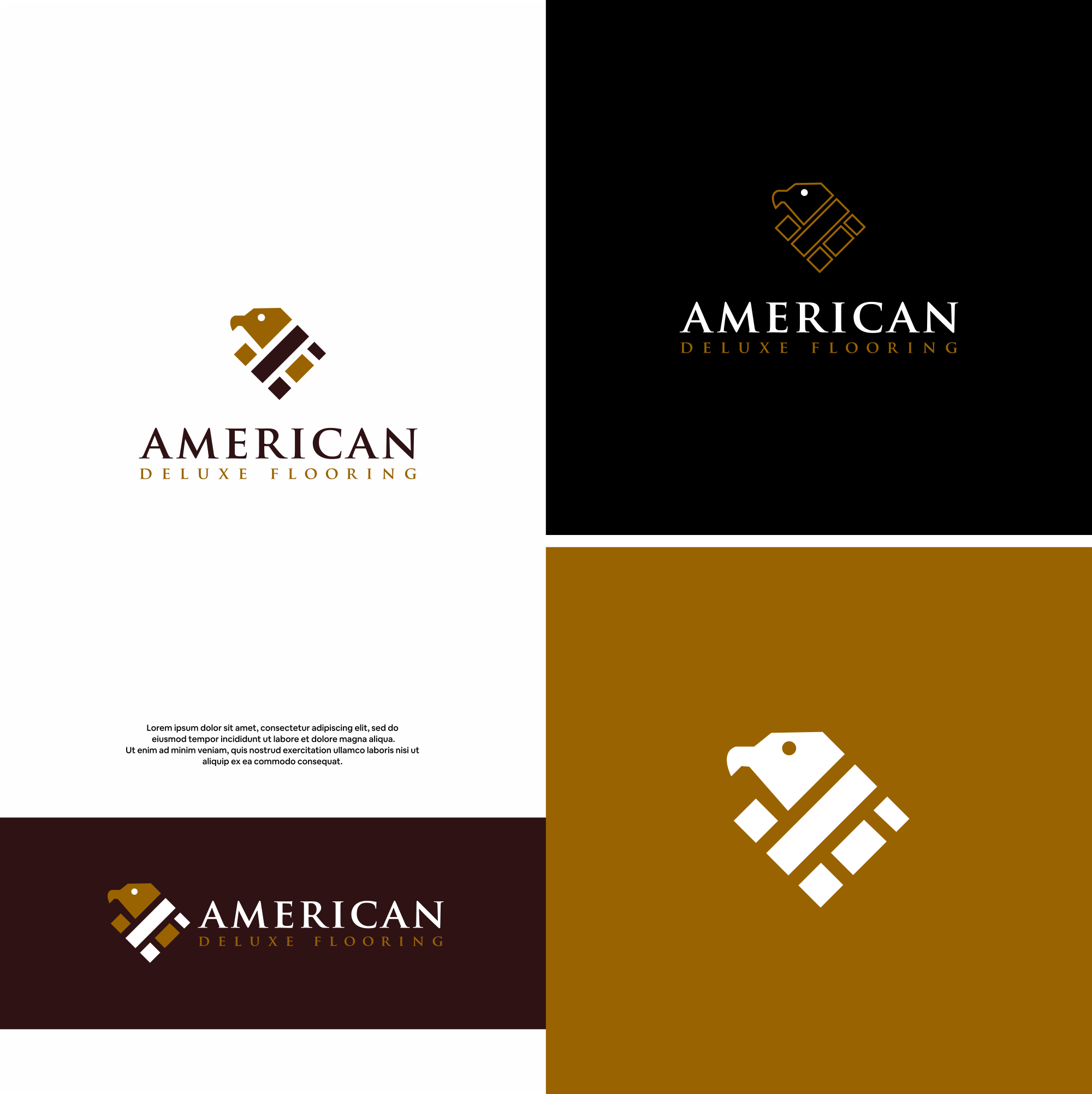 Diseño de Logo por DesignFirst para American Deluxe Flooring LLC | Diseño #31130145