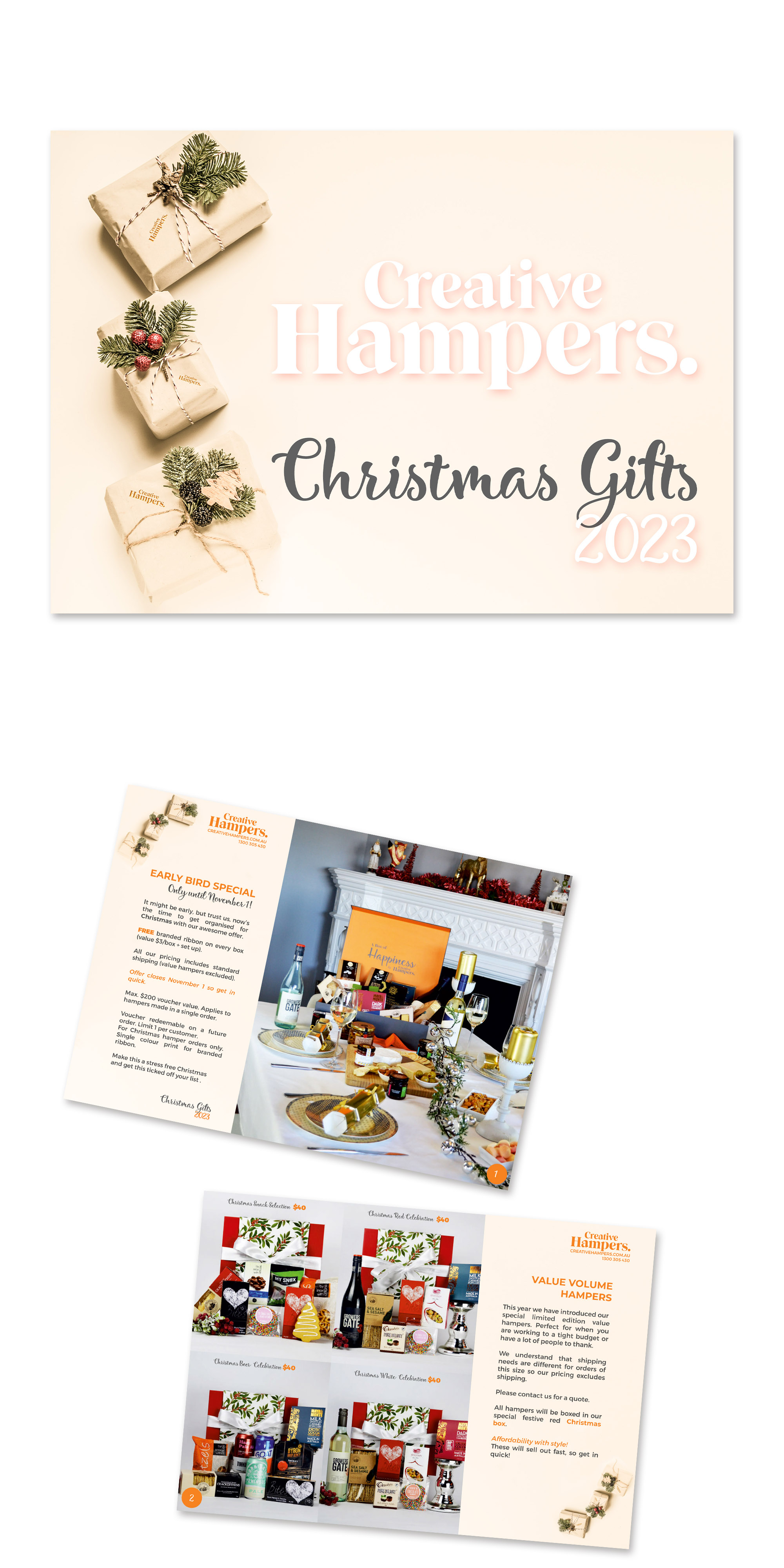 Catalogue Design by SleepyRobbik for 3 Gift Girls | Design #31151896