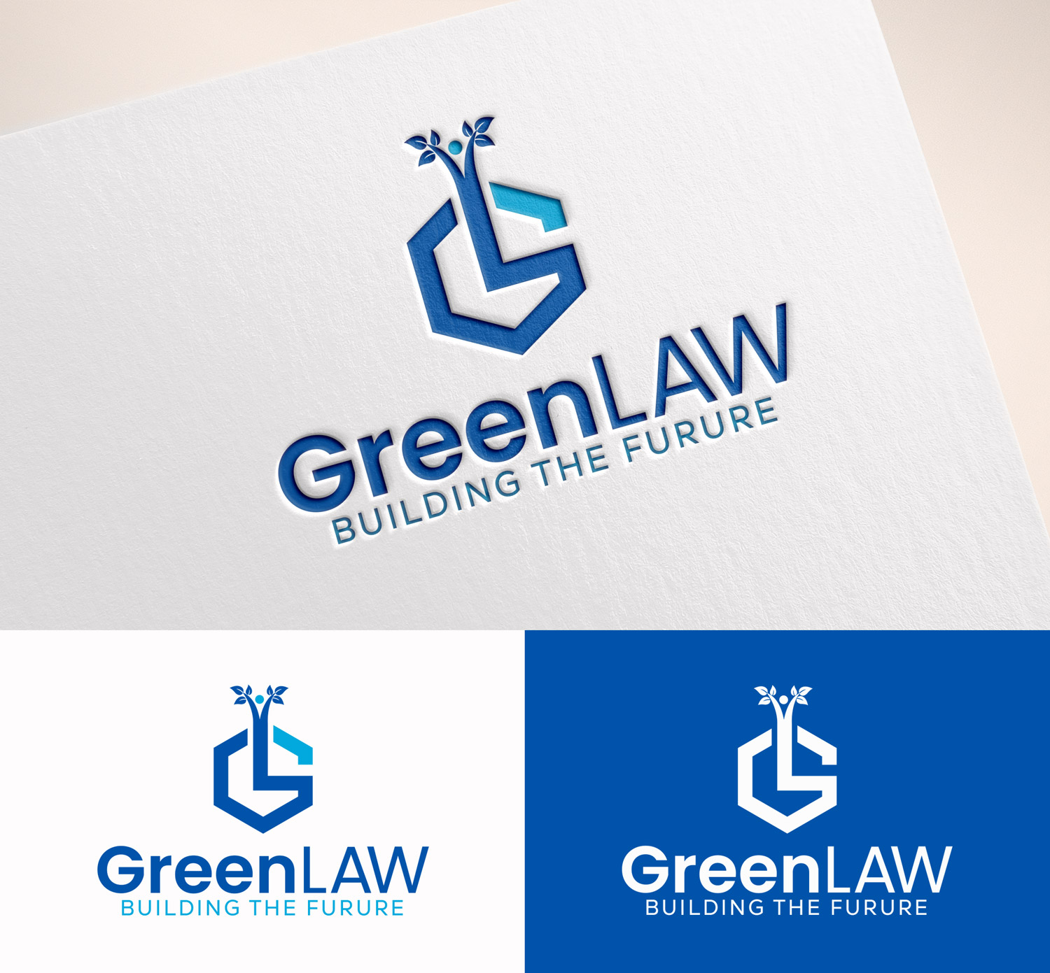 Logo Design by M Art & Design for GreenLAW | Design #31126926