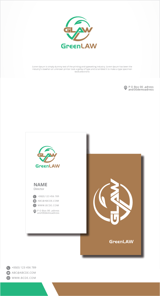 Diseño de Logo por zebronicgraphic para GreenLAW | Diseño #31121486