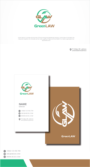 Logo Design by zebronicgraphic for GreenLAW | Design: #31121486