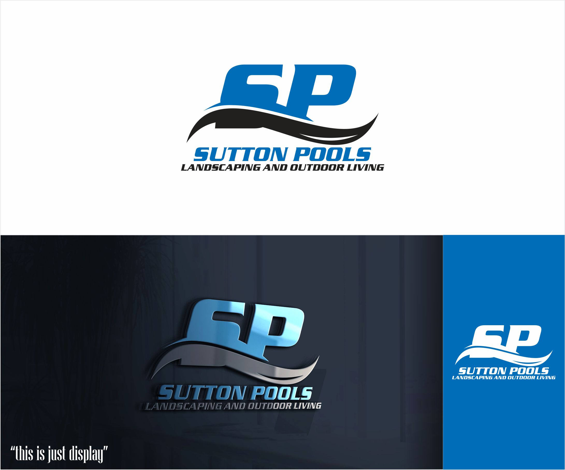 Diseño de Logo por alkaline para Sutton Pools Inc | Diseño #31127162