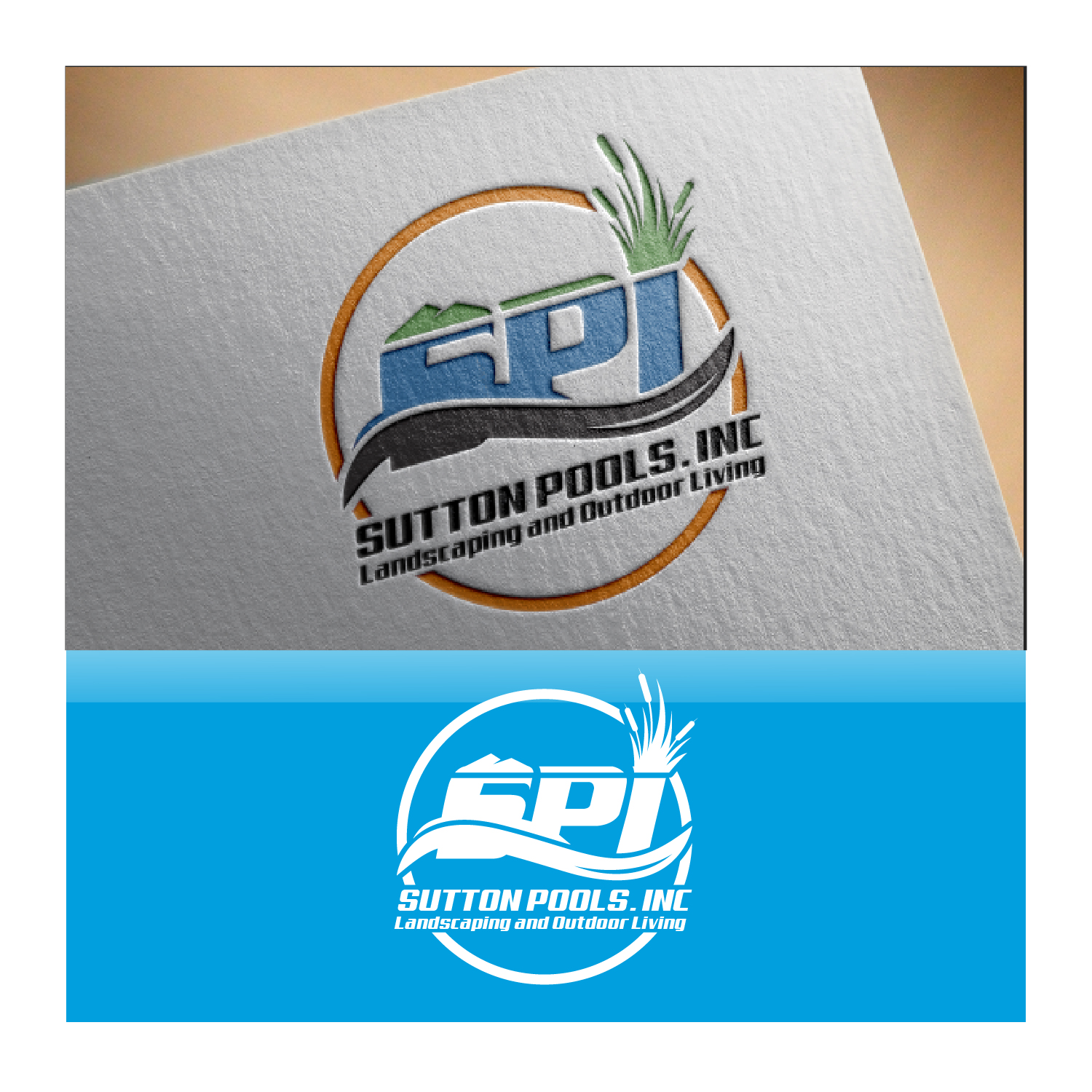 Diseño de Logo por AMCSTUDIO para Sutton Pools Inc | Diseño #31125917