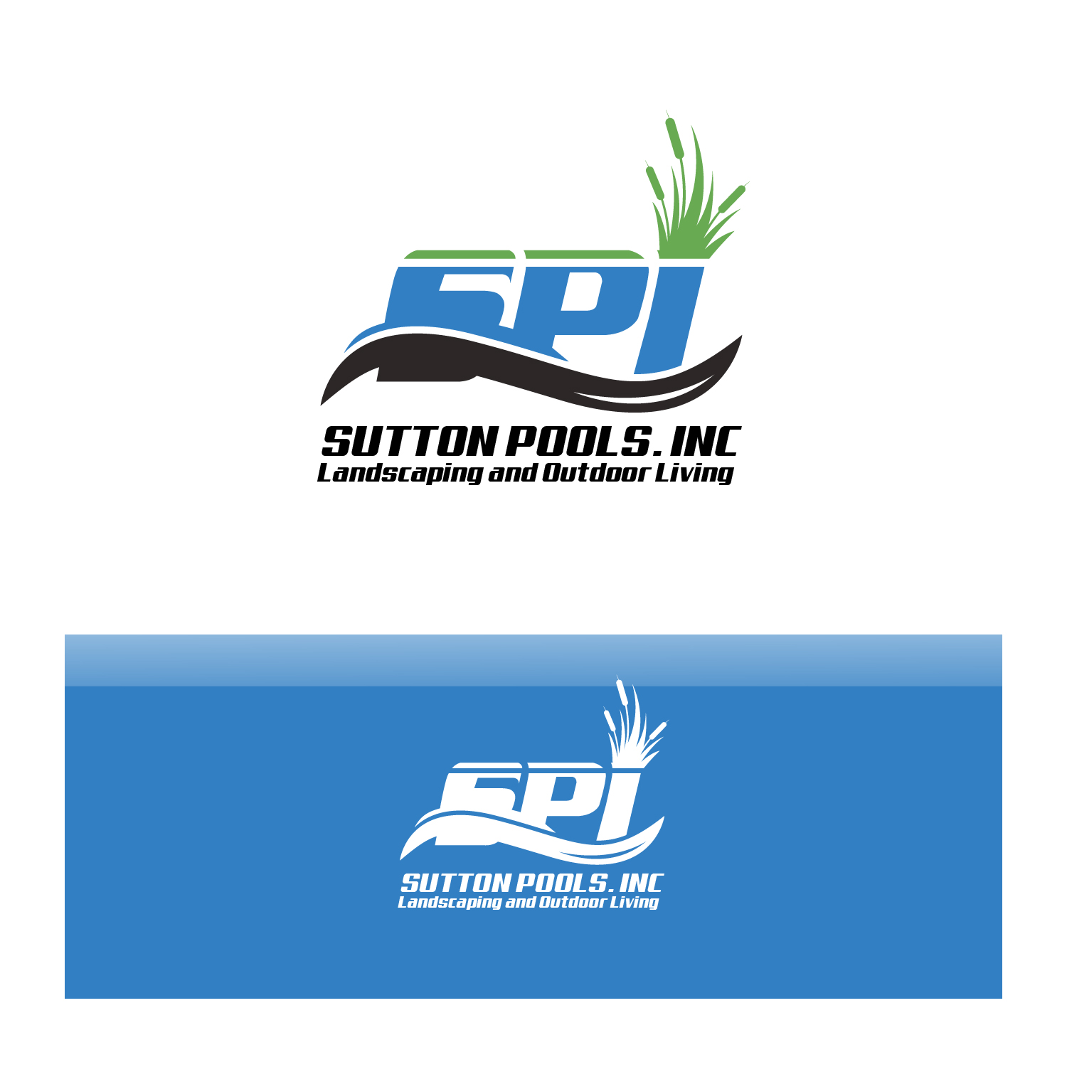 Logo Design by AMCSTUDIO for Sutton Pools Inc | Design #31125918