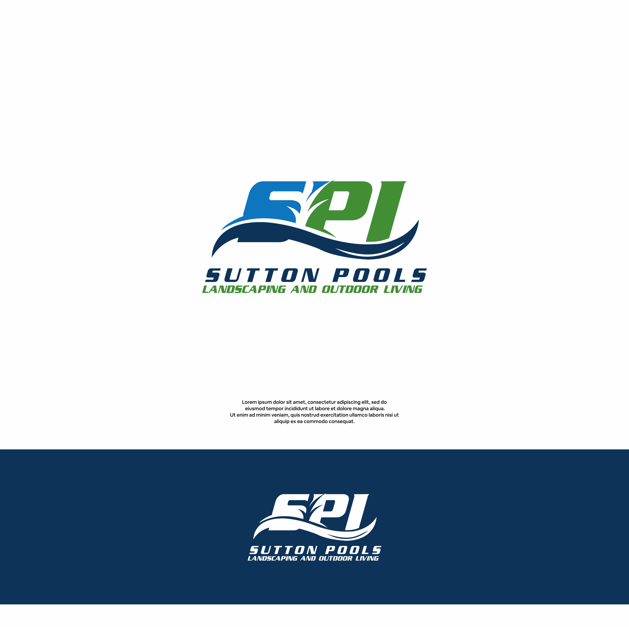 Logo Design by DesignFirst for Sutton Pools Inc | Design #31124203