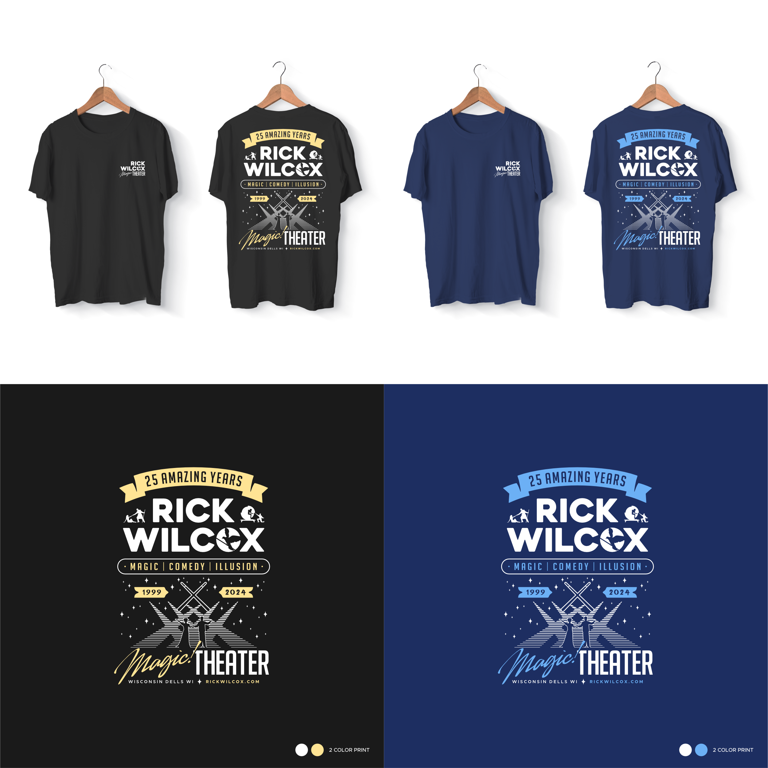 T-shirt Design by YNCK for Rick Wilcox Magic Theater | Design #31142064