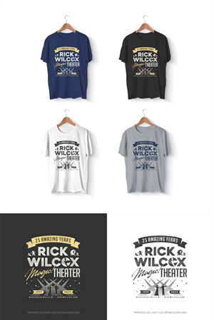 Diseño de Camiseta por YNCK para Rick Wilcox Magic Theater | Diseño #31258405