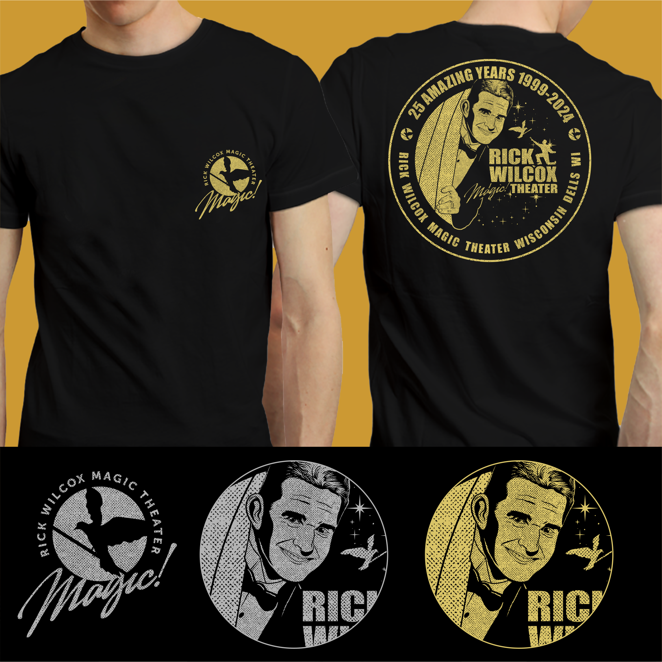 T-shirt Design by Yakuza20 for Rick Wilcox Magic Theater | Design #31148242