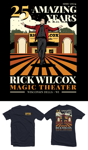 Diseño de Camiseta por Ngoeg para Rick Wilcox Magic Theater | Diseño #31187410