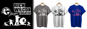 T-shirt Design by Al Pech for Rick Wilcox Magic Theater | Design: #31154643