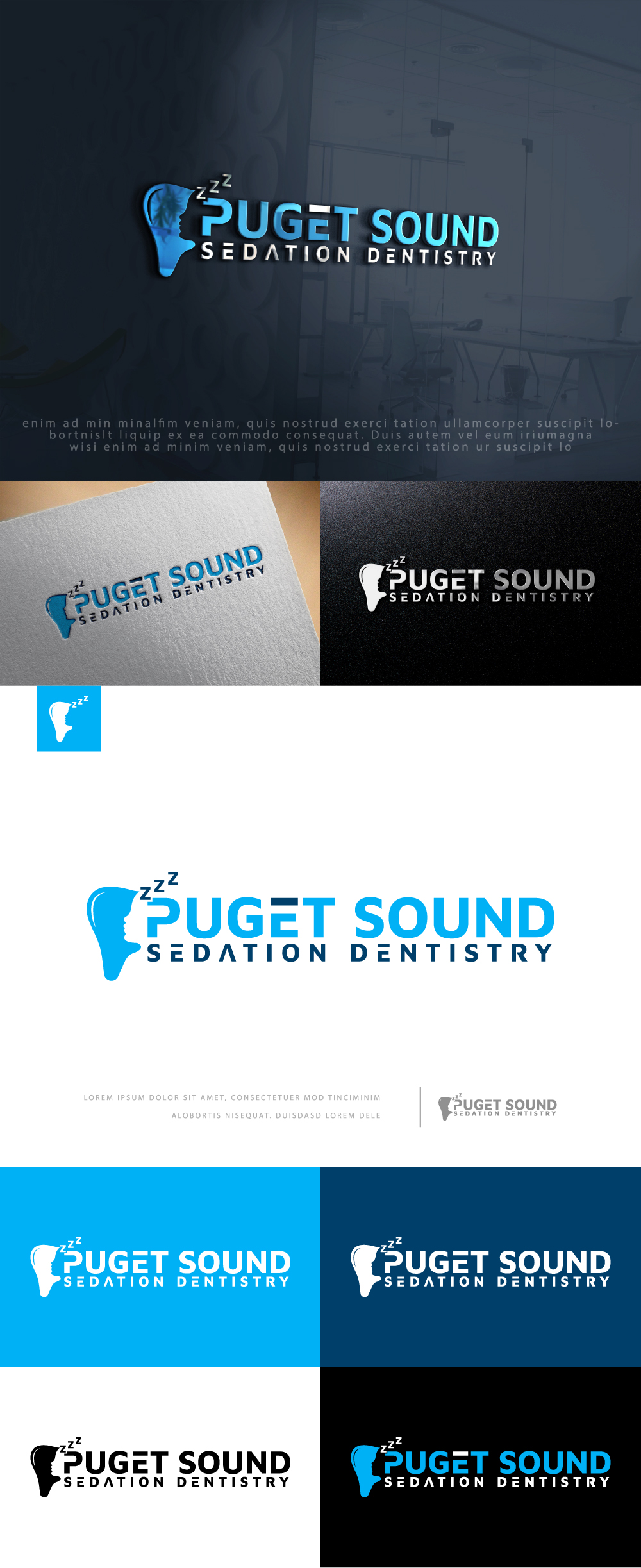 Logo Design by Ayub Zafar for Puget Sound Sedation Dentistry | Design #31142379