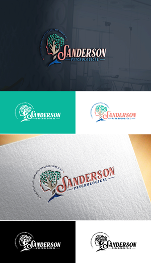 Logo Design by Logo Stock for Sanderson Psychological, LLC | Design: #31130407