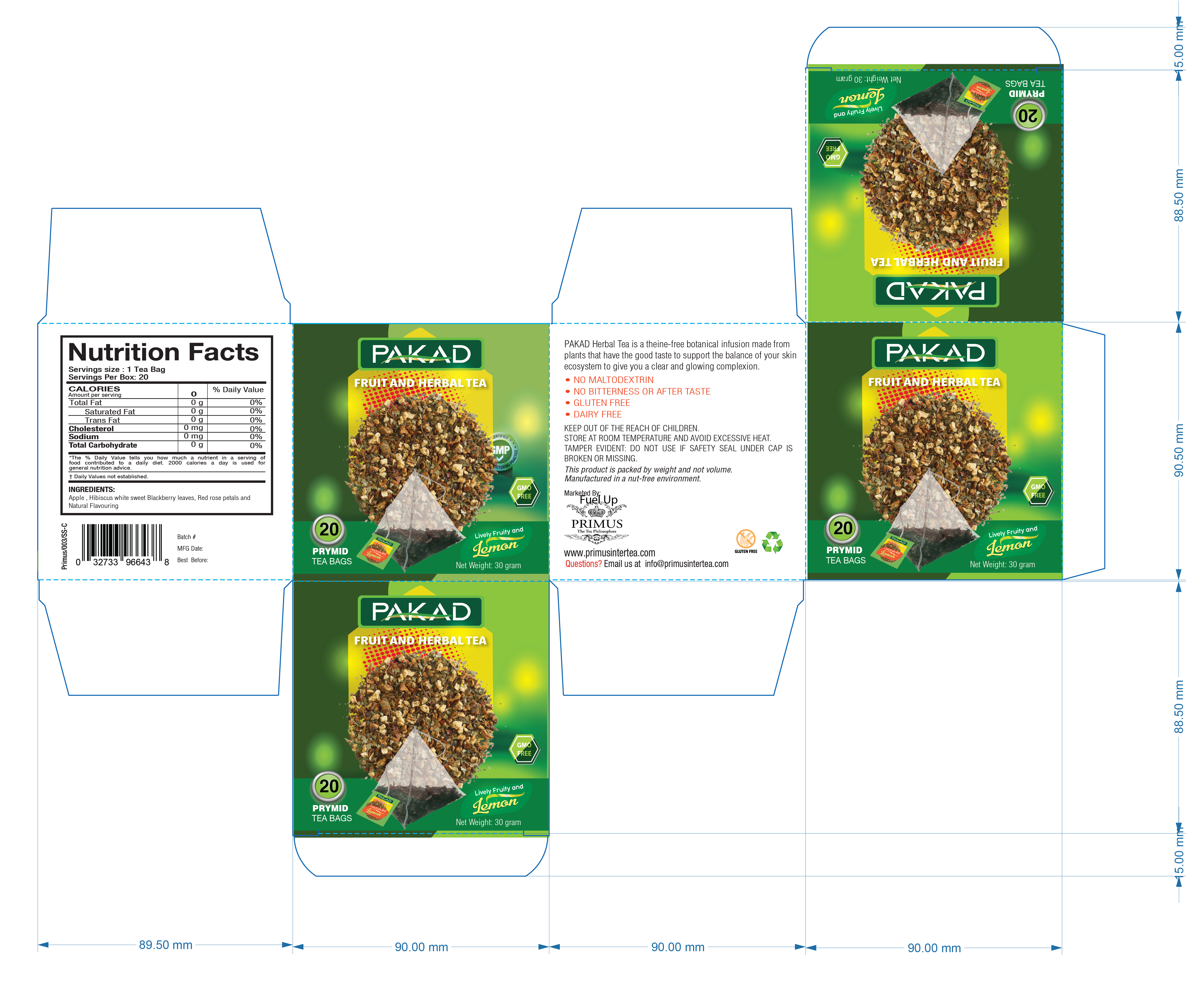 Packaging Design by Pint & Promotional Projects for PRIMUS INTERTEA TRADE DMCC | Design #31152327