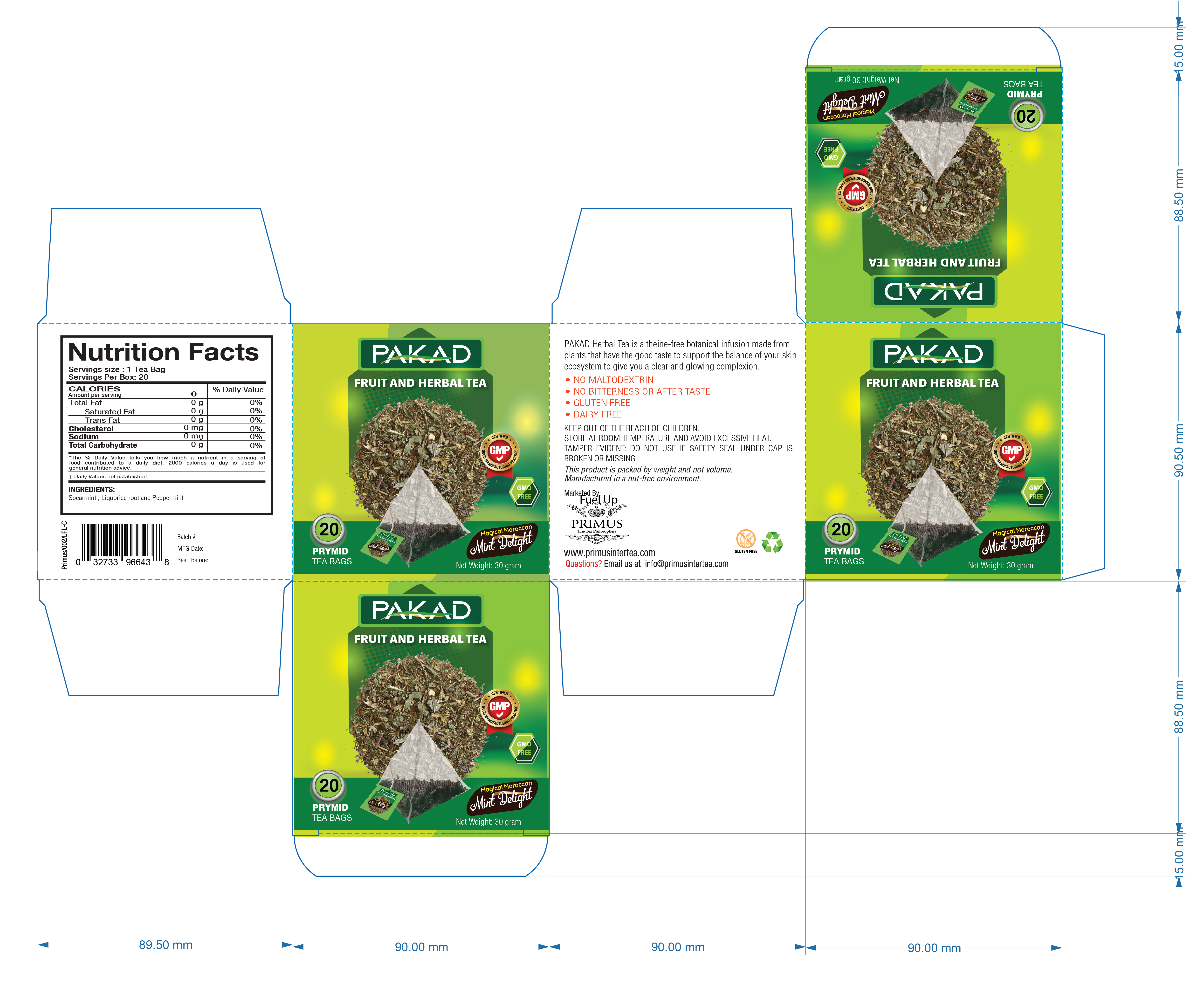 Packaging Design by Pint & Promotional Projects for PRIMUS INTERTEA TRADE DMCC | Design #31152328