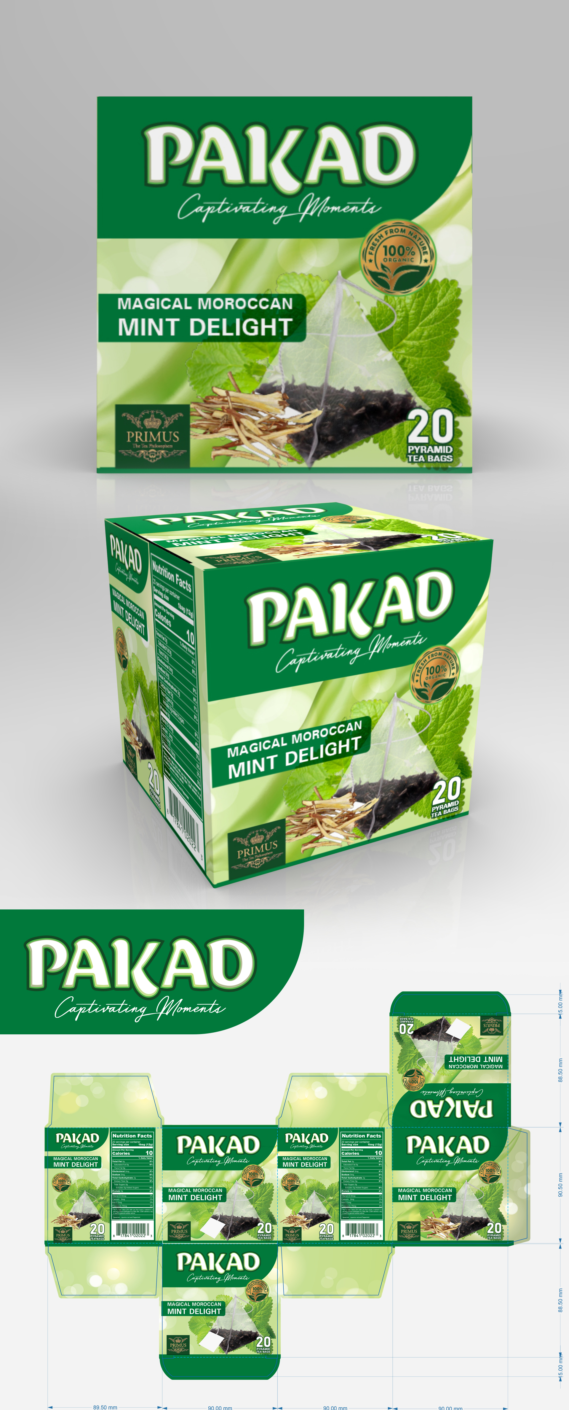 Packaging Design by emad farid for PRIMUS INTERTEA TRADE DMCC | Design #31157700