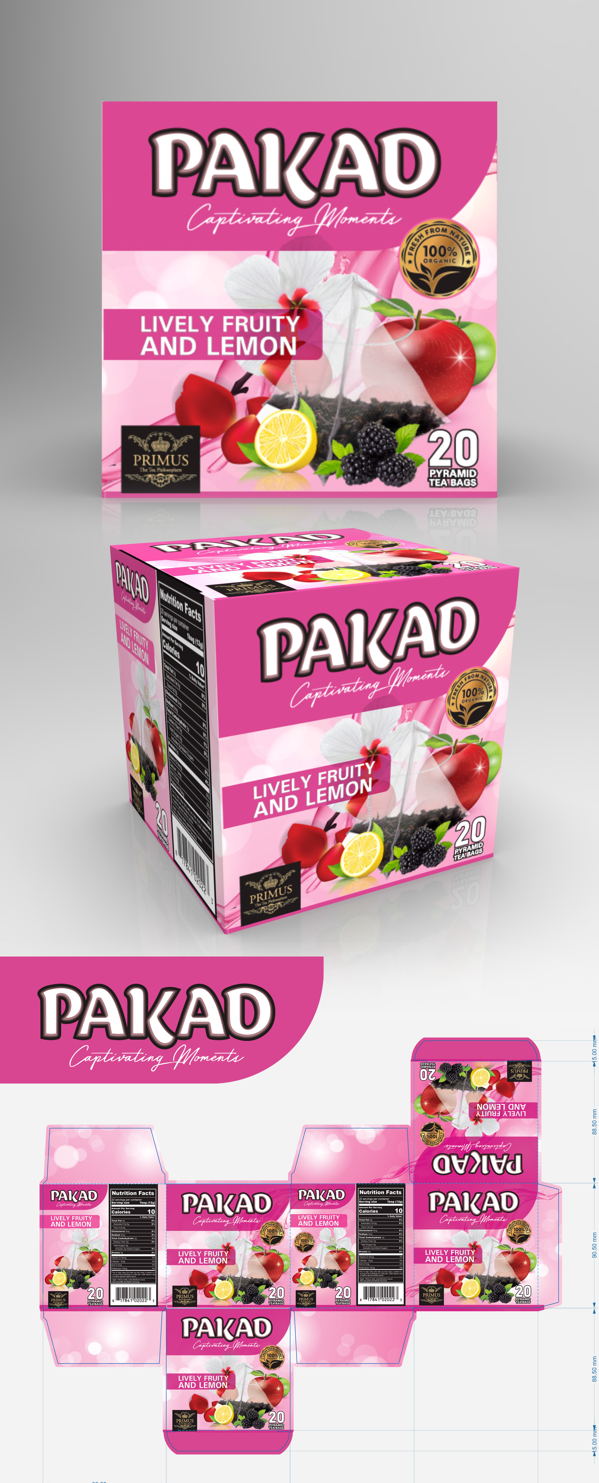 Packaging Design by emad farid for PRIMUS INTERTEA TRADE DMCC | Design #31170354