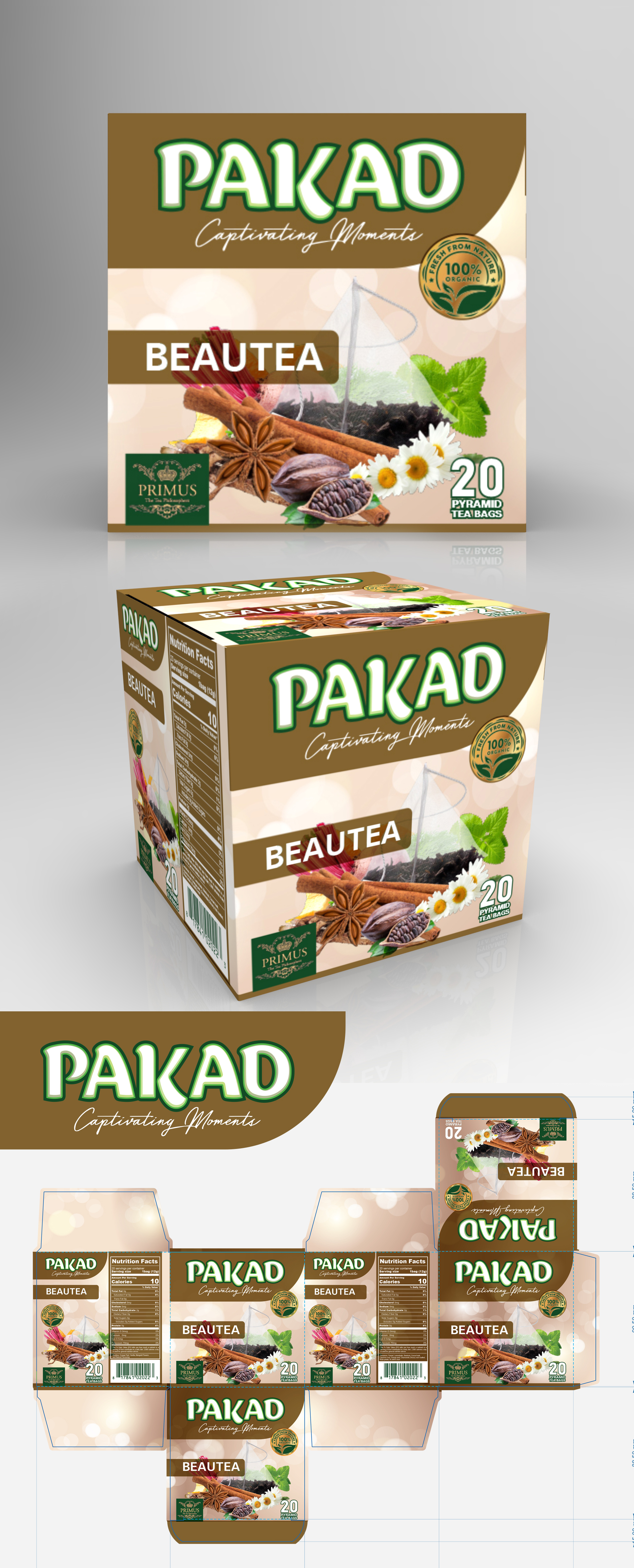 Packaging Design by emad farid for PRIMUS INTERTEA TRADE DMCC | Design #31197874