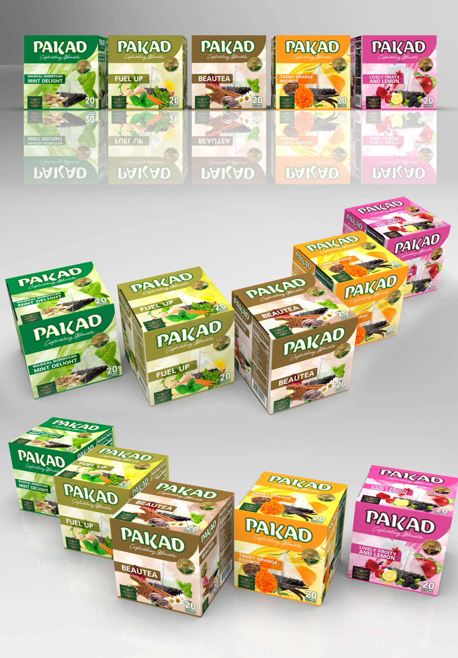 Packaging Design by emad farid for PRIMUS INTERTEA TRADE DMCC | Design #31198141