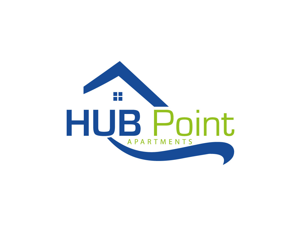 Logo Design for HUB Point Apartments by Cell Design™ Design 31129986