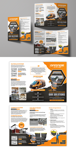 Flyer Design by debdesign for Your Garage Cave LLC | Design: #31144229