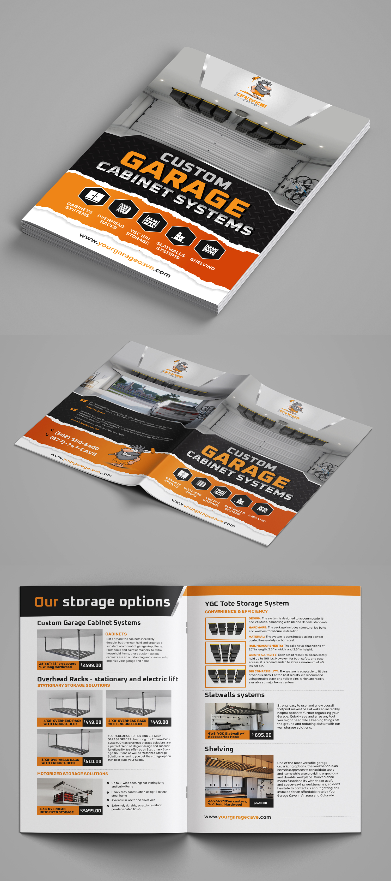 Flyer Design by debdesign for Your Garage Cave LLC | Design #31145014