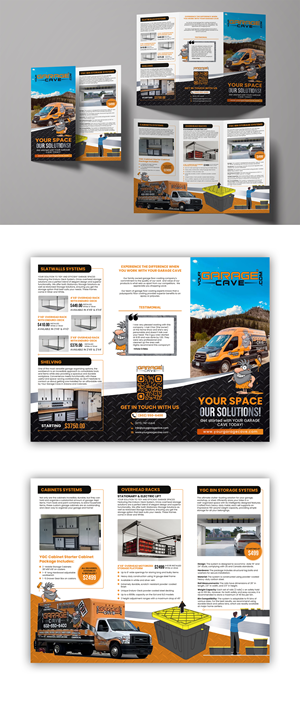 Flyer Design by debdesign for Your Garage Cave LLC | Design: #31145221