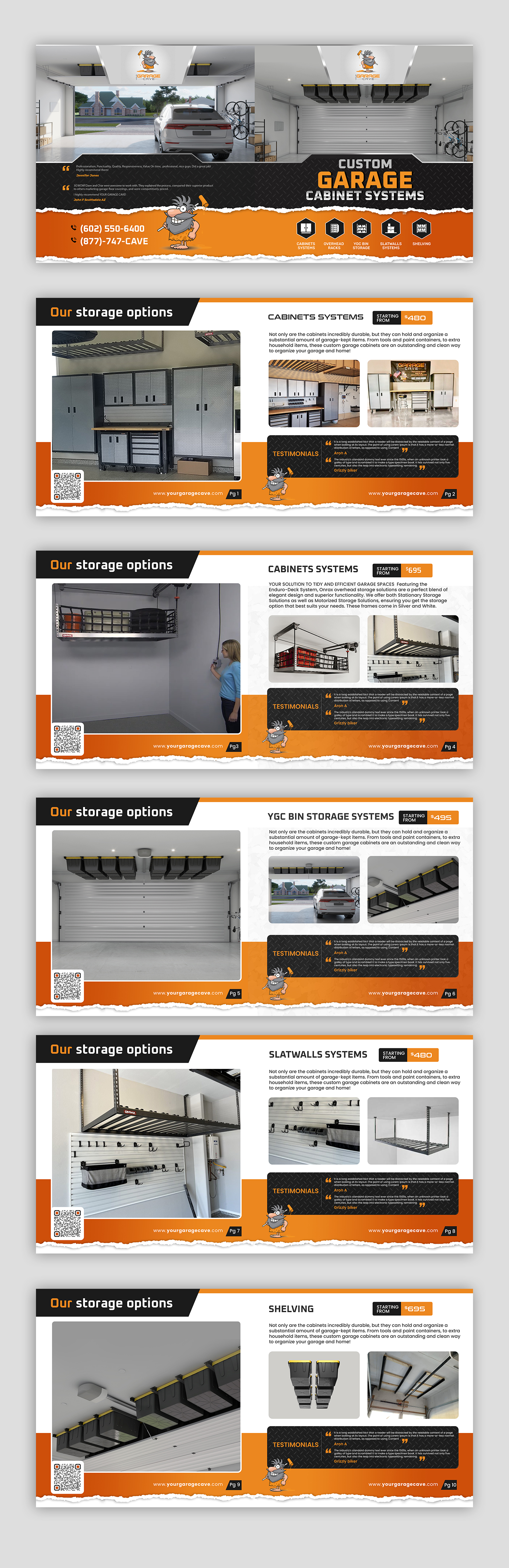 Flyer Design by debdesign for Your Garage Cave LLC | Design #31194893