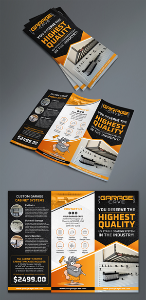 Flyer Design by SAI DESIGNS for Your Garage Cave LLC | Design: #31174894