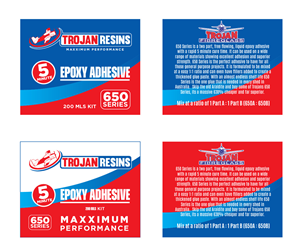 Label Design by Sergio Coelho for Trojan Fibreglass Pty Ltd | Design: #31139434