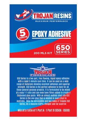 Label Design by Sergio Coelho for Trojan Fibreglass Pty Ltd | Design: #31139440