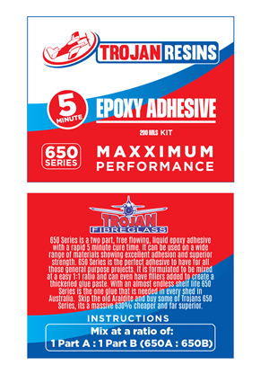 Label Design by Sergio Coelho for Trojan Fibreglass Pty Ltd | Design: #31142548