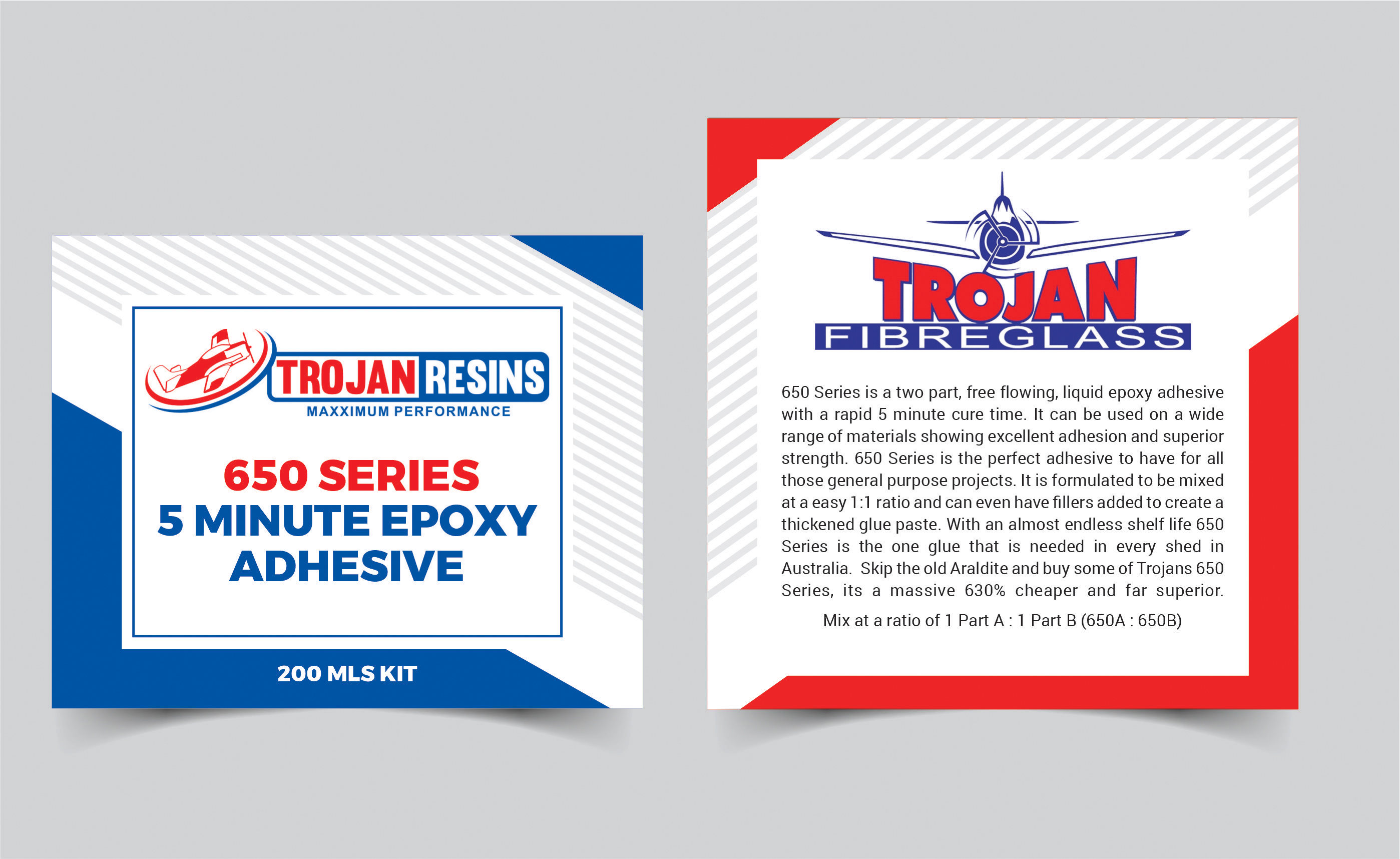 Label Design by SAMPA DUARI for Trojan Fibreglass Pty Ltd | Design #31136431