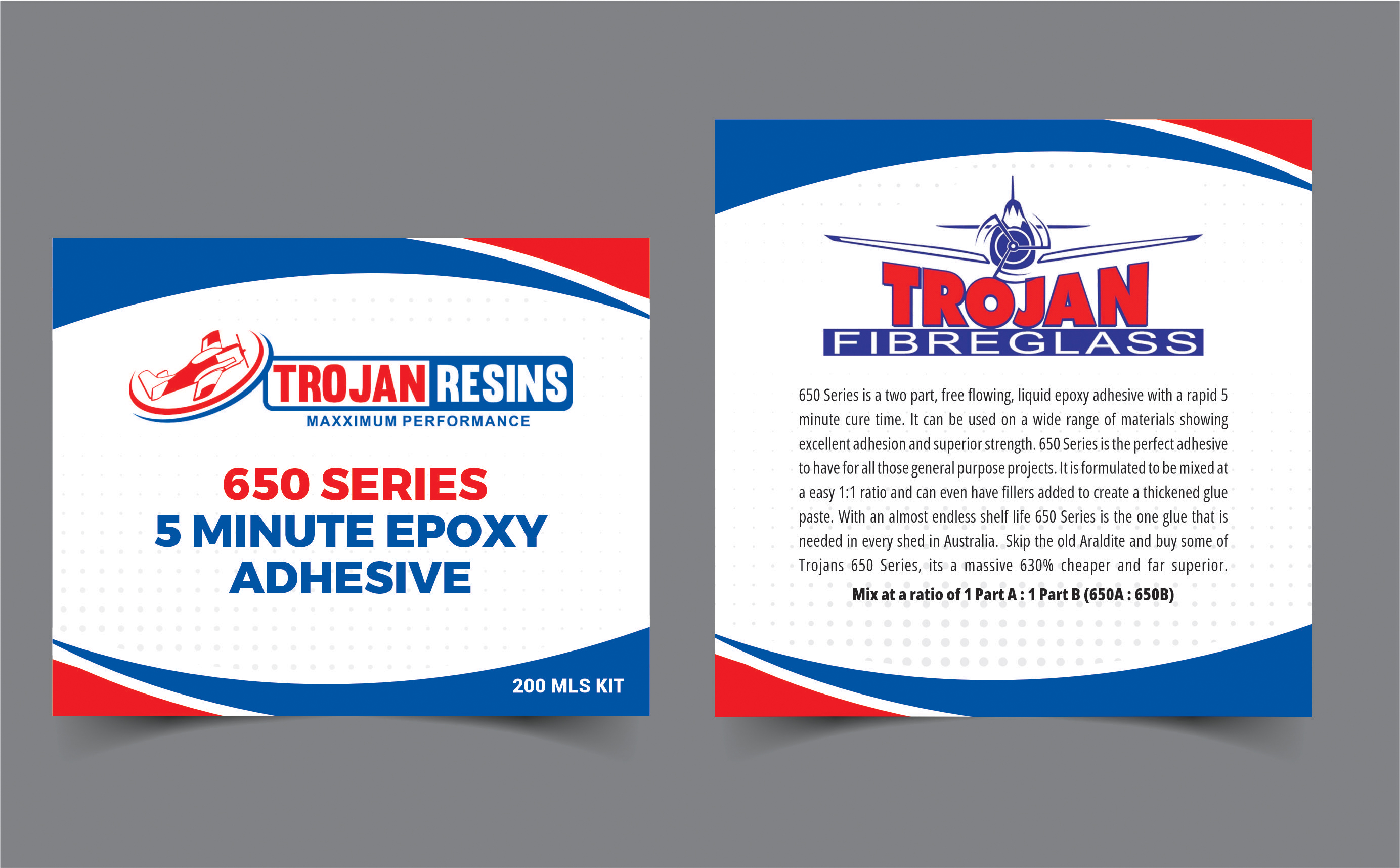 Label Design by SAMPA DUARI for Trojan Fibreglass Pty Ltd | Design #31138766