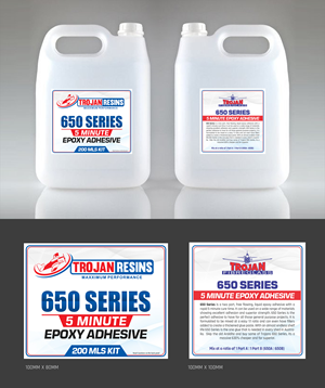 Label Design by ARTOGRAPHY for Trojan Fibreglass Pty Ltd | Design: #31141416