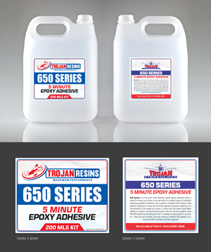 Label Design by ARTOGRAPHY for Trojan Fibreglass Pty Ltd | Design: #31141432