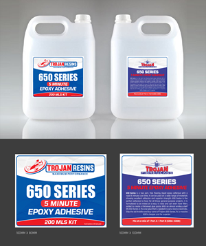 Label Design by ARTOGRAPHY for Trojan Fibreglass Pty Ltd | Design: #31141453