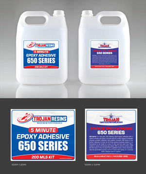 Label Design by ARTOGRAPHY for Trojan Fibreglass Pty Ltd | Design: #31158602