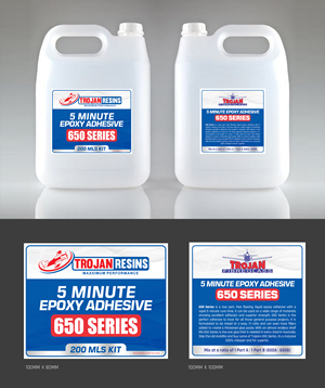 Label Design by ARTOGRAPHY for Trojan Fibreglass Pty Ltd | Design: #31158711