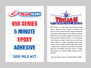 Label Design by BNdesigner for Trojan Fibreglass Pty Ltd | Design: #31136632
