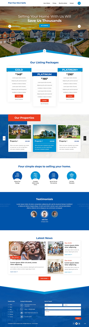 Design de Page d'Accueil par pb pour ce projet | Design : #31147318