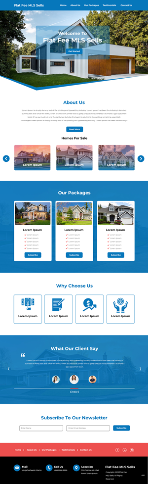 Design de Page d'Accueil par pb pour ce projet | Design : #31147323